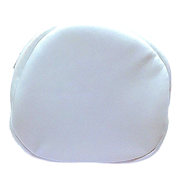 DIOR WHITE CANVAS POUCH W SILVER GROMMETS  BRAND NEW W LRG DIOR ENVELOPE - Picture 4 of 14